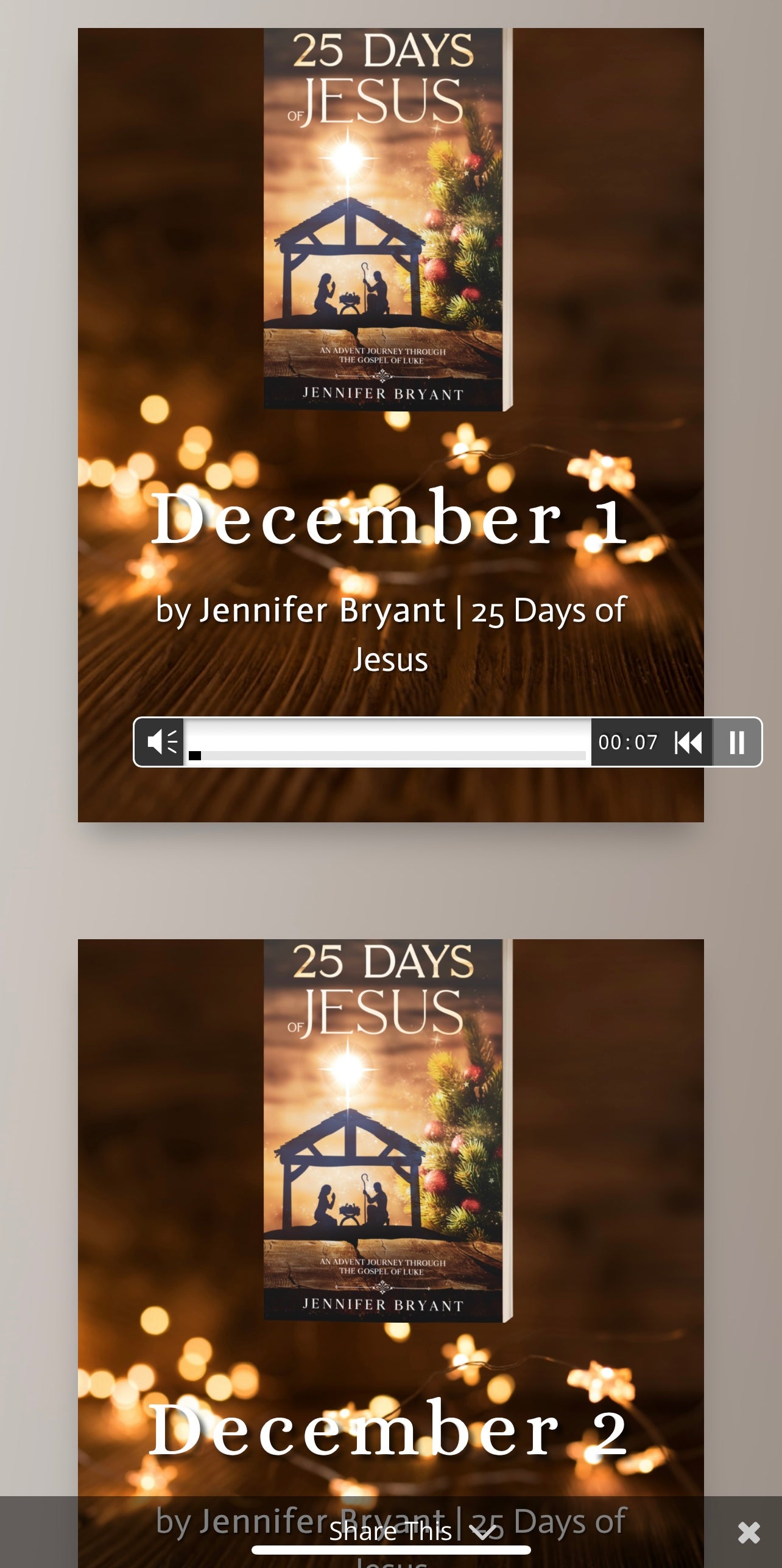 25 Days of Jesus - Audio Book