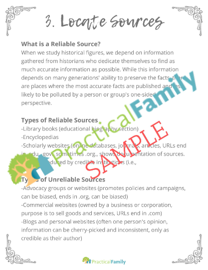 Faces of History Planner - All Cycles