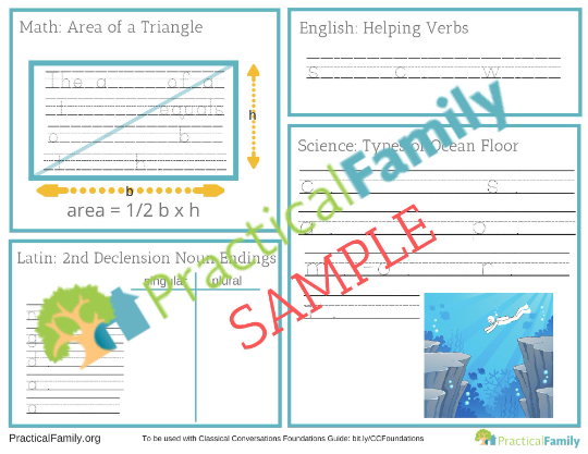 CC Cycle 1 Weekly Sheets PRINT