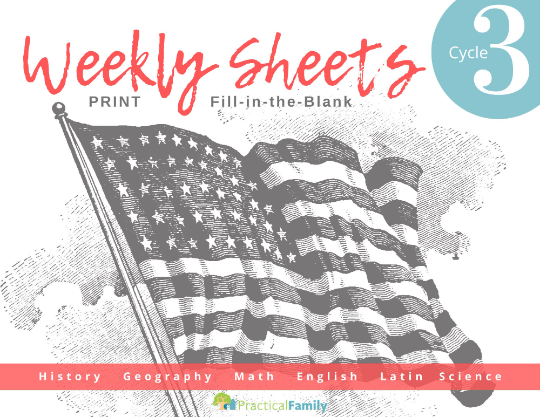 CC Cycle 3 Weekly Sheets PRINT