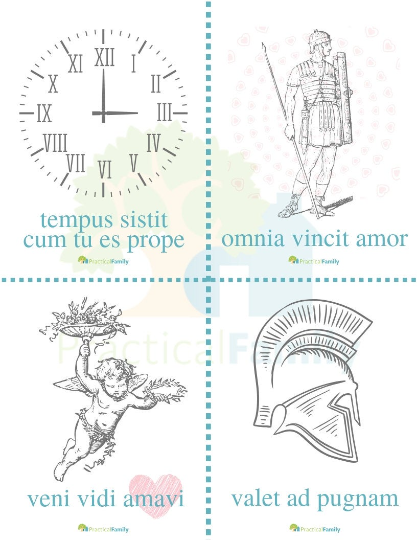 Valentine Cards - Latin